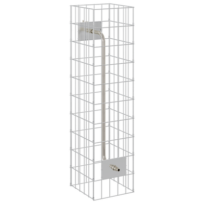 Gabion Kolom met Waterkraan 100x25x25 cm 304 RVS