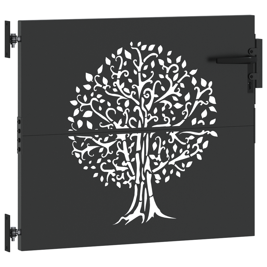 Tuinpoort Anders Zwart 100 x 100 cm Poedergecoat staal