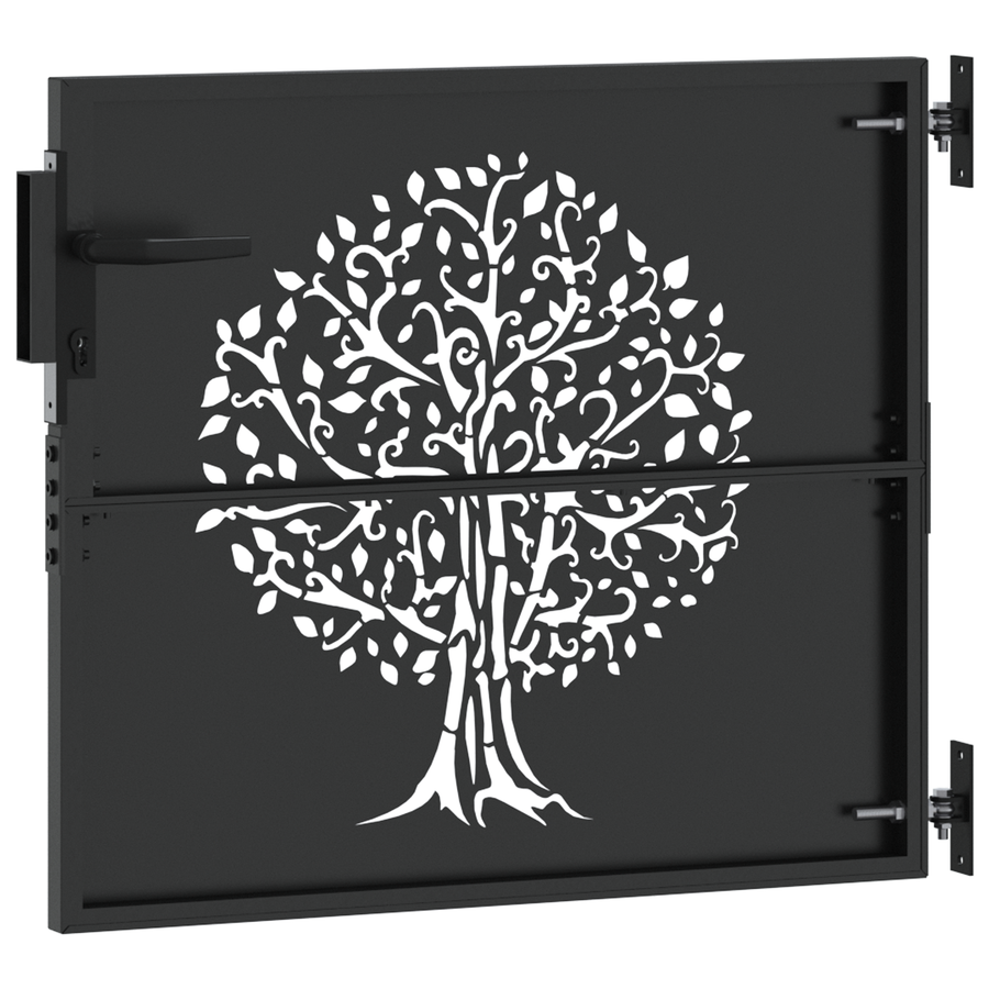 Tuinpoort Anders Zwart 100 x 100 cm Poedergecoat staal