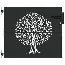 Tuinpoort Anders Zwart 100 x 100 cm Poedergecoat staal