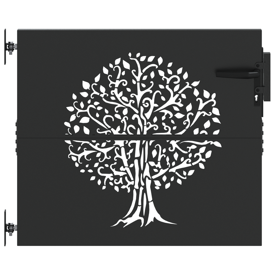 Tuinpoort Anders Zwart 100 x 100 cm Poedergecoat staal