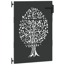 Tuinpoort Anders Zwart 100 x 125 cm Poedergecoat staal