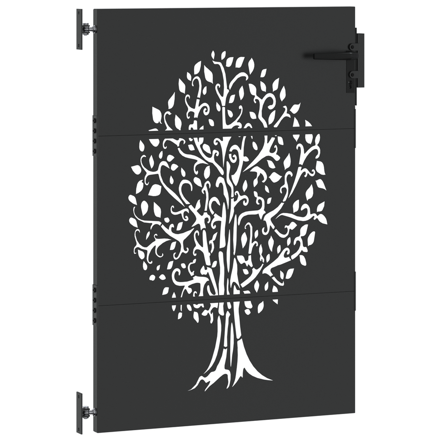 Tuinpoort Anders Zwart 100 x 125 cm Poedergecoat staal