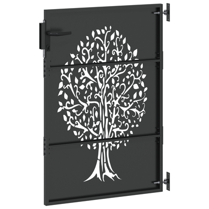 Tuinpoort Anders Zwart 100 x 125 cm Poedergecoat staal