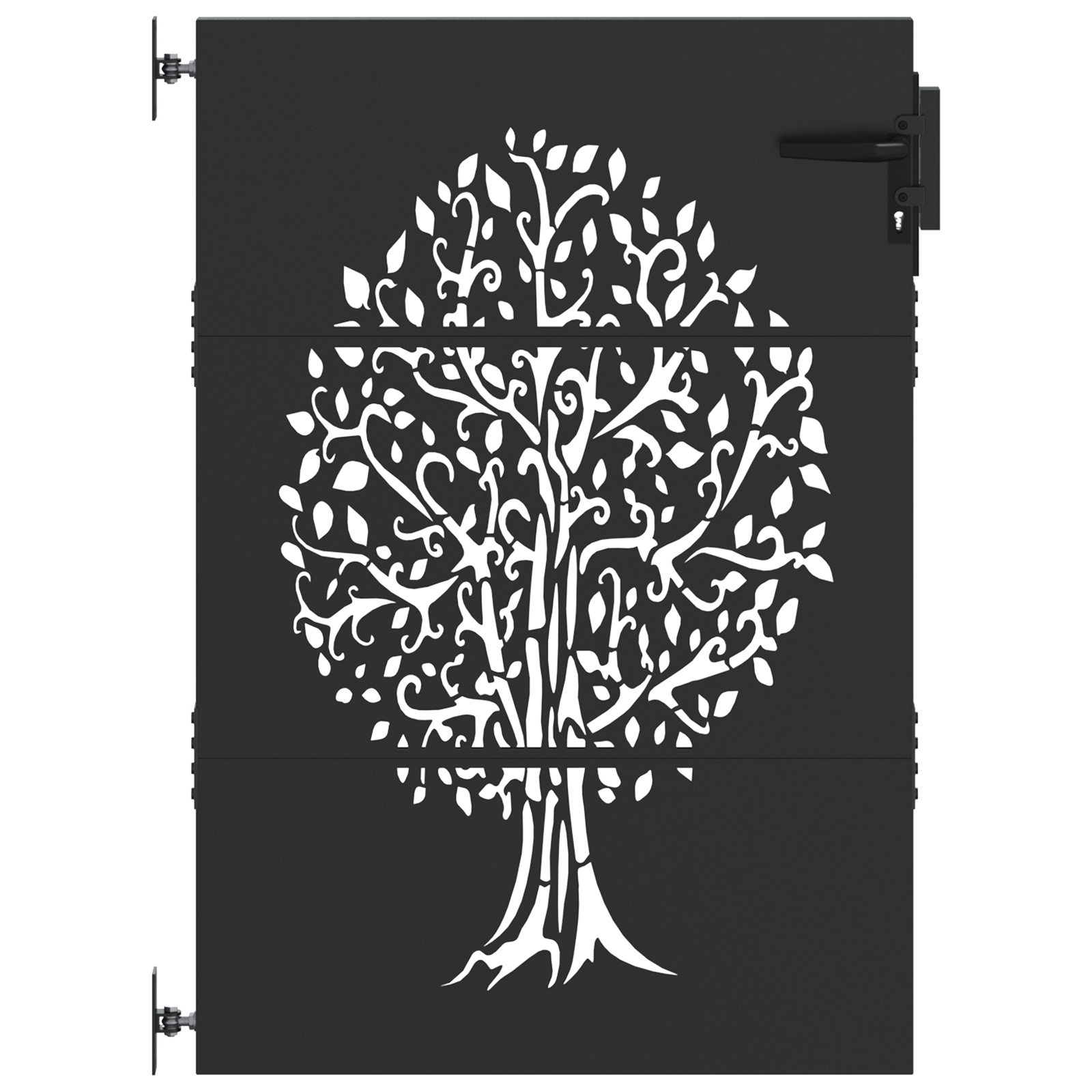 Tuinpoort Anders Zwart 100 x 125 cm Poedergecoat staal