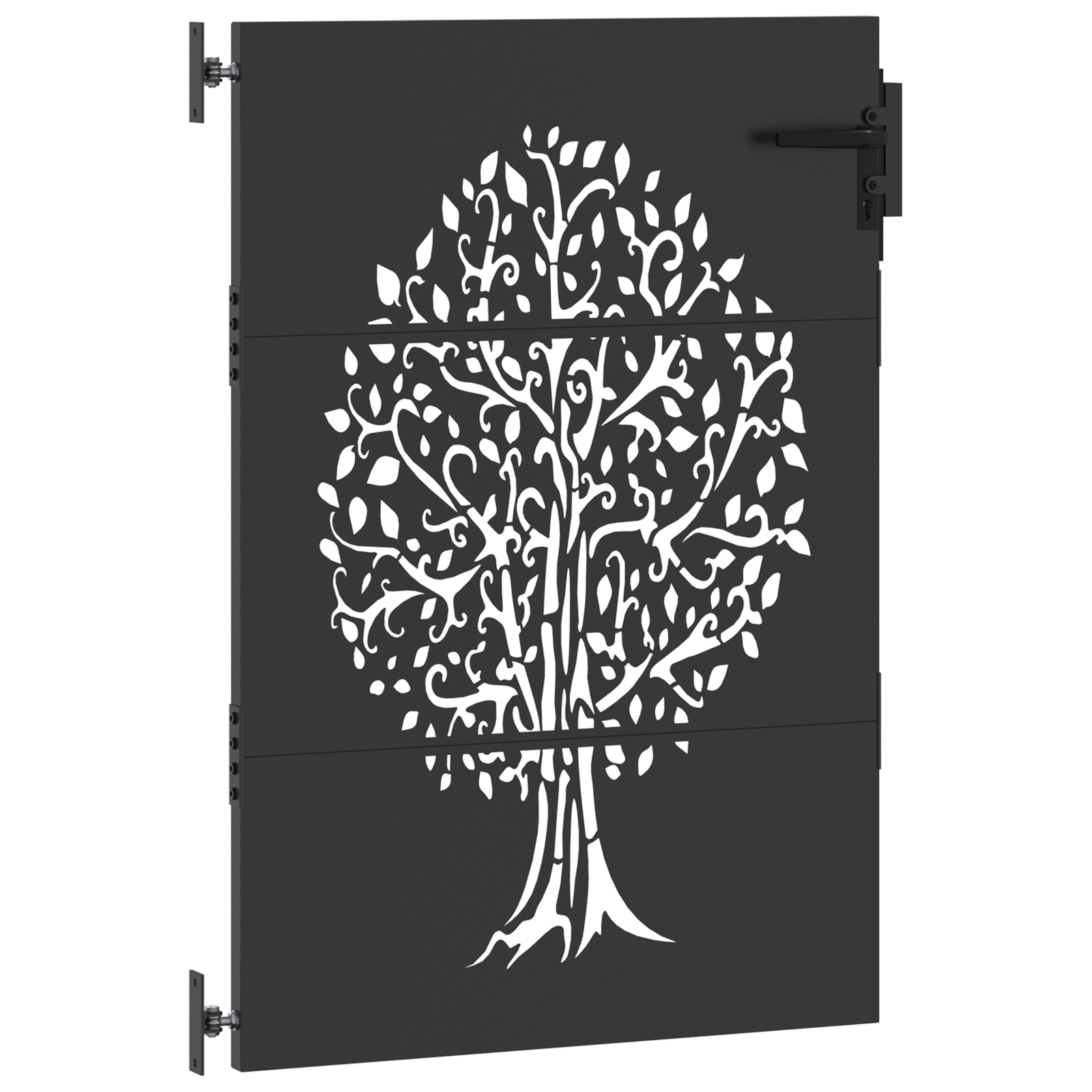 Tuinpoort Anders Zwart 100 x 150 cm Poedergecoat staal