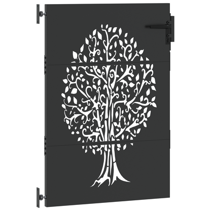 Tuinpoort Anders Zwart 100 x 150 cm Poedergecoat staal