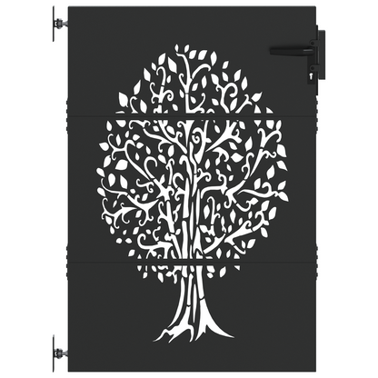 Tuinpoort Anders Zwart 100 x 150 cm Poedergecoat staal