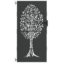 Tuinpoort Anders Zwart 100 x 200 cm Poedergecoat staal