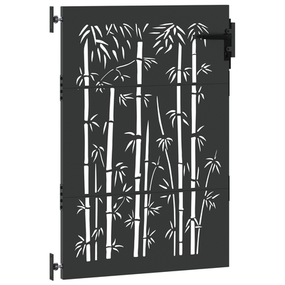 Tuinpoort Anders met slot Zwart 105 x 150 cm Poedergecoat staal
