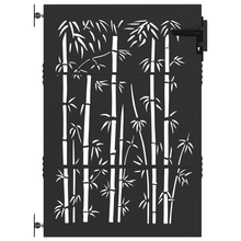 Tuinpoort Anders met slot Zwart 105 x 150 cm Poedergecoat staal