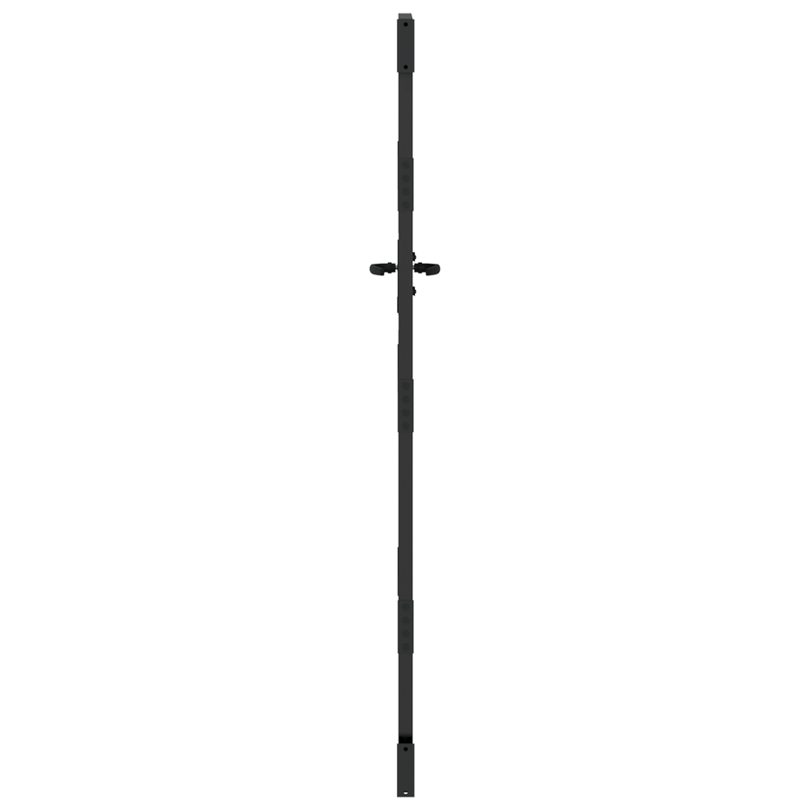 Tuinpoort Anders met slot Zwart 105 x 175 cm Poedergecoat staal
