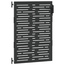 Tuinpoort Zwart 105 x 125 cm Poedergecoat staal