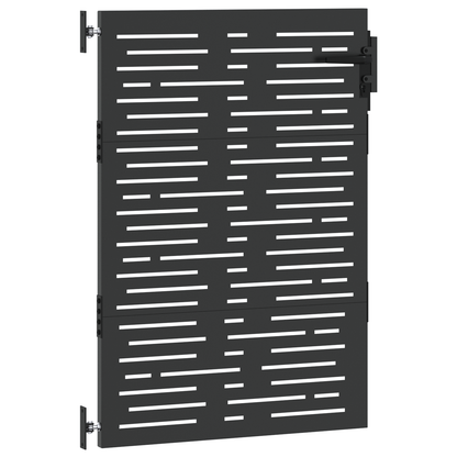 Tuinpoort Zwart 105 x 150 cm Poedergecoat staal