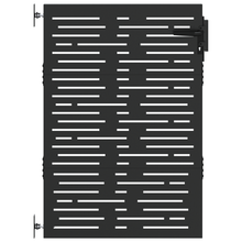 Tuinpoort Zwart 105 x 150 cm Poedergecoat staal