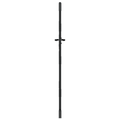 Tuinpoort Zwart 105 x 175 cm Poedergecoat staal