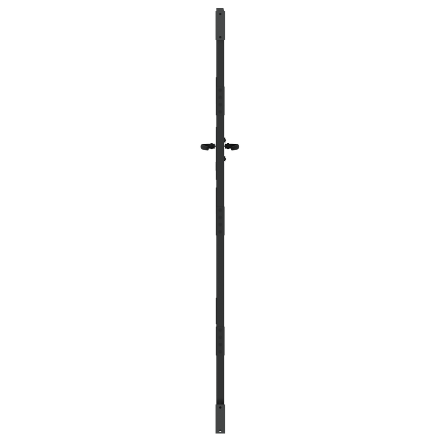 Tuinpoort Zwart 105 x 175 cm Poedergecoat staal