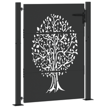 Tuinpoort Anders Zwart 105 x 150 cm Poedergecoat staal