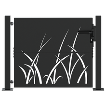 Tuinpoort Zwart 105 x 100 cm Poedergecoat staal