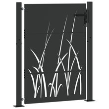 Tuinpoort Zwart 105 x 125 cm Poedergecoat staal