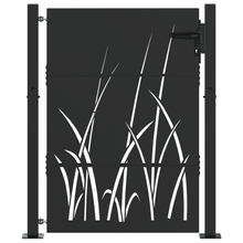 Tuinpoort Zwart 105 x 125 cm Poedergecoat staal