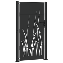 Tuinpoort Zwart 105 x 175 cm Poedergecoat staal