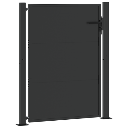Tuinpoort Zwart 100 x 125 cm Poedergecoat staal