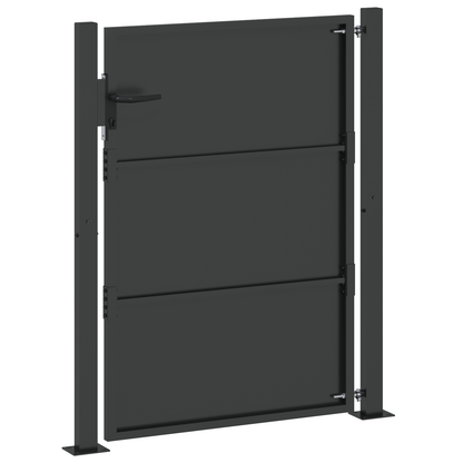 Tuinpoort Zwart 100 x 125 cm Poedergecoat staal