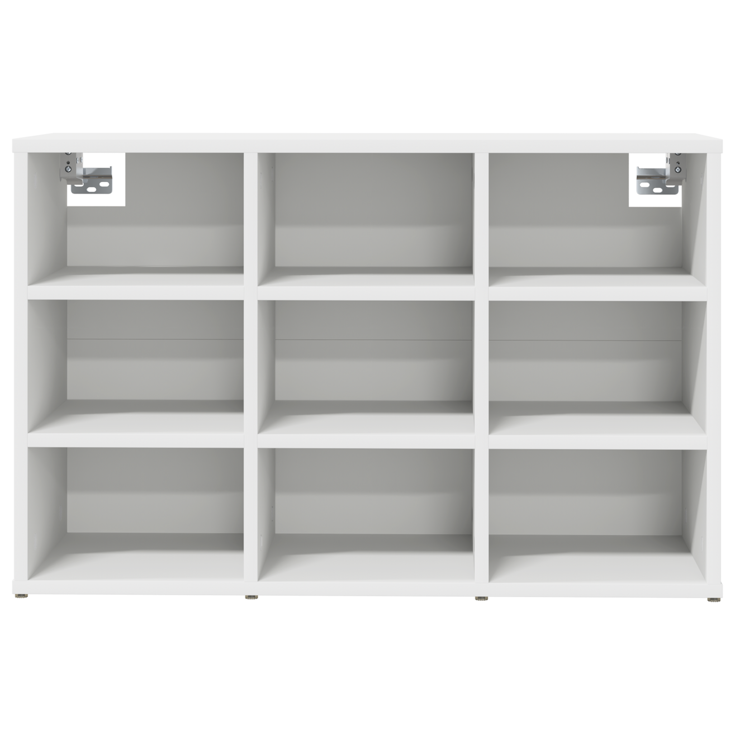 Schoenenkast met plank met opslag Wit 52.5 x 30 x 50 cm Bewerkt hout