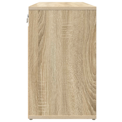 Schoenenkast Sonoma eiken 52.5 x 30 x 50 cm Bewerkt hout
