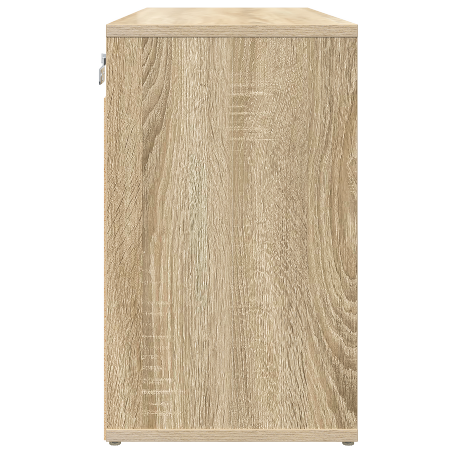 Schoenenkast Sonoma eiken 52.5 x 30 x 50 cm Bewerkt hout