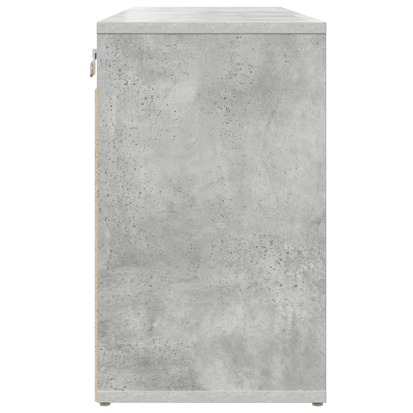 Schoenenkast Beton grijs 52.5 x 30 x 50 cm Bewerkt hout