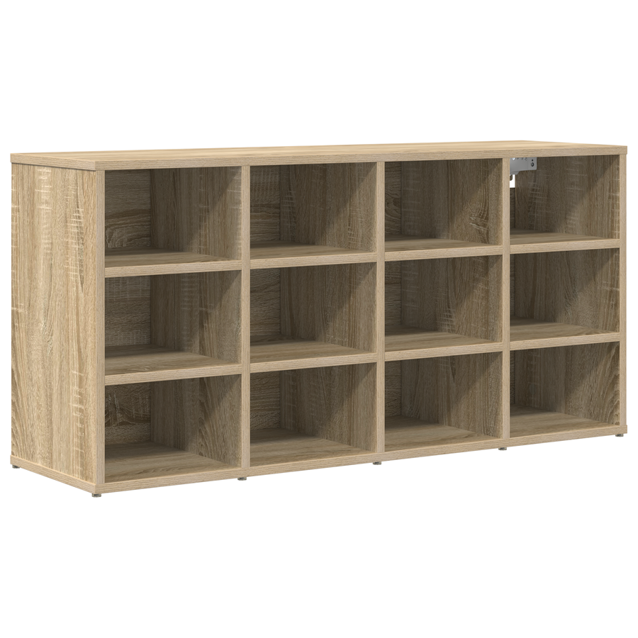 Schoenenkast Sonoma eiken 52.5 x 30 x 50 cm Bewerkt hout