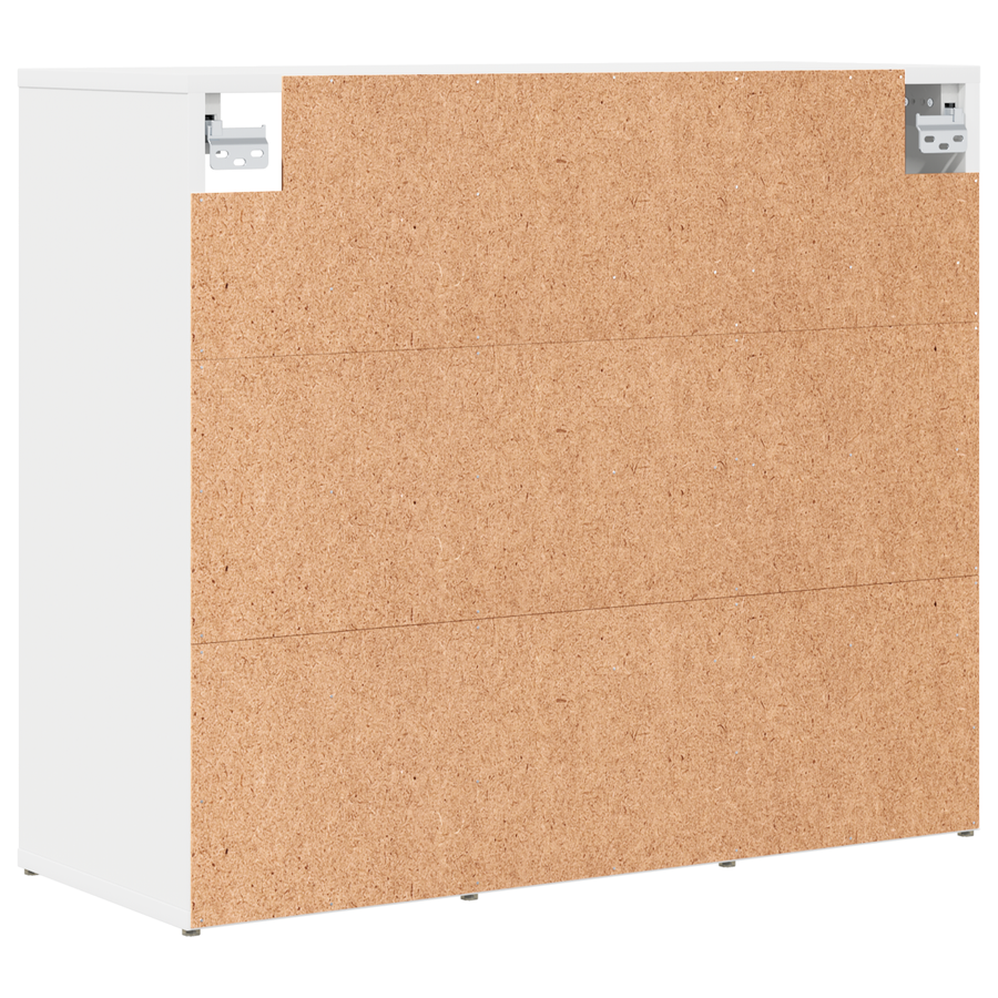 Schoenenkast met plank met opslag Wit 52.5 x 30 x 50 cm Bewerkt hout