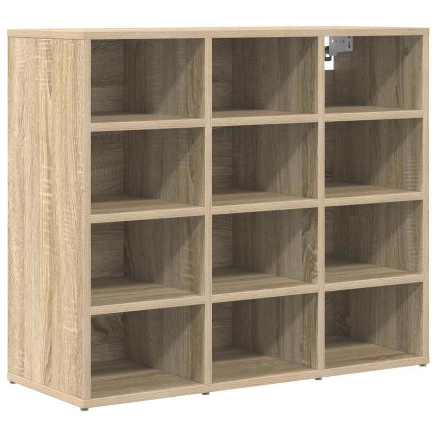 Schoenenkast Sonoma eiken 52.5 x 30 x 50 cm Bewerkt hout