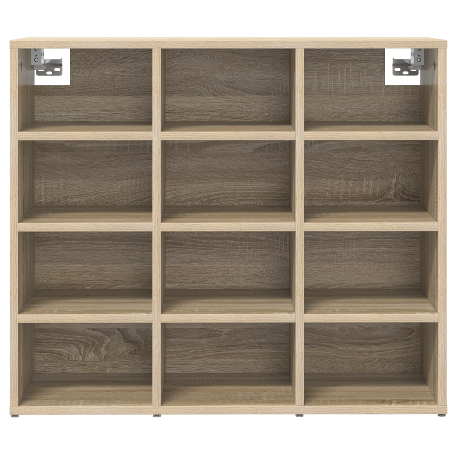 Schoenenkast Sonoma eiken 52.5 x 30 x 50 cm Bewerkt hout