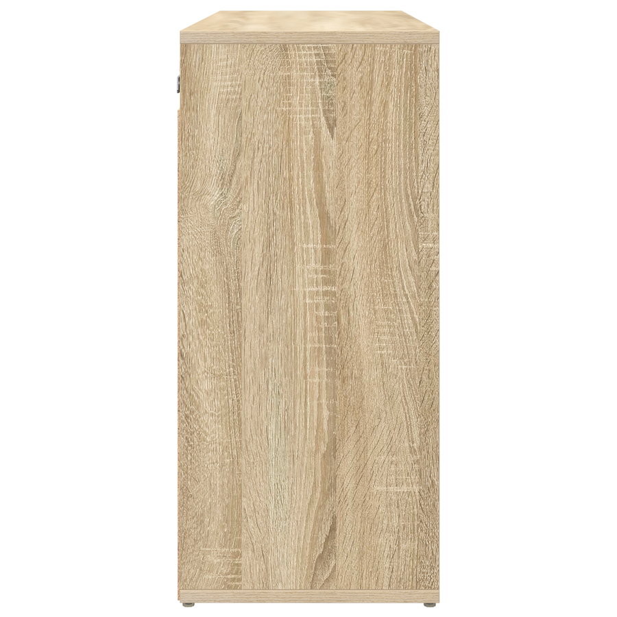 Schoenenkast Sonoma eiken 52.5 x 30 x 50 cm Bewerkt hout
