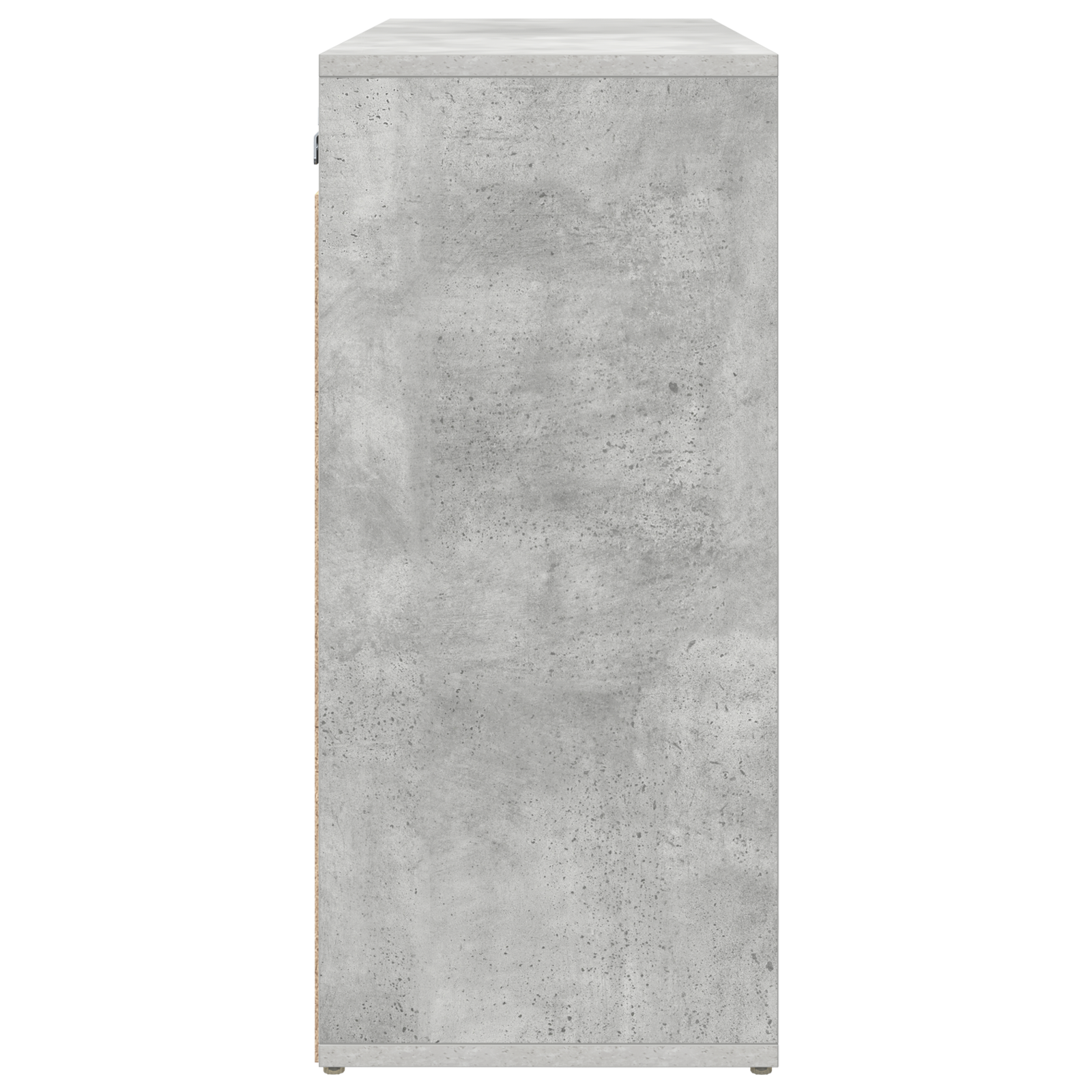 Schoenenkast Beton grijs 52.5 x 30 x 50 cm Bewerkt hout