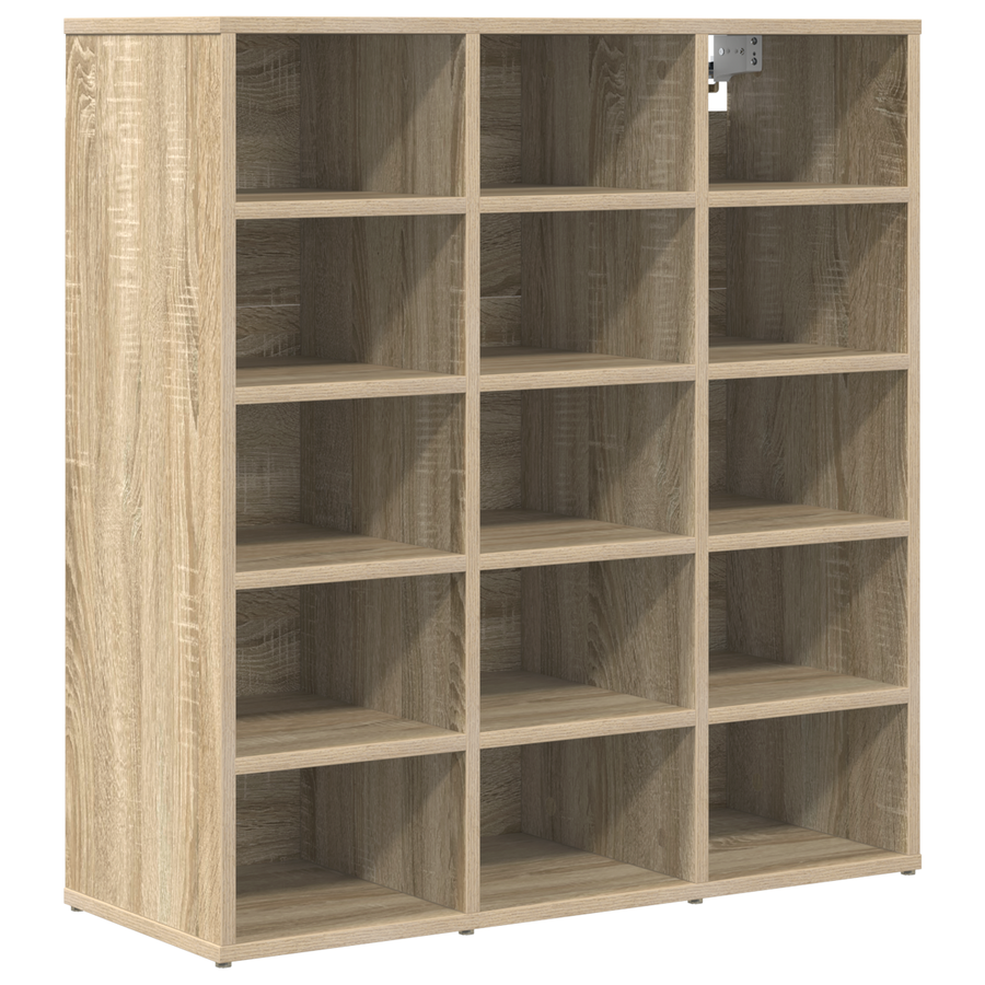 Schoenenkast Sonoma eiken 52.5 x 30 x 50 cm Bewerkt hout