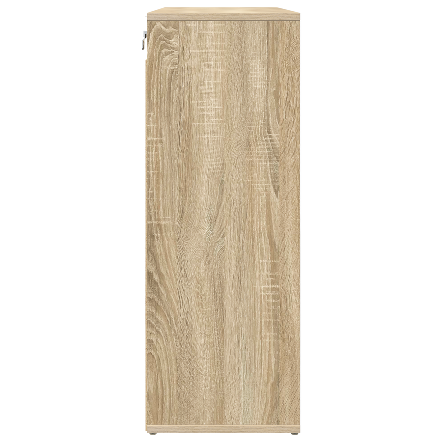 Schoenenkast Sonoma eiken 52.5 x 30 x 50 cm Bewerkt hout