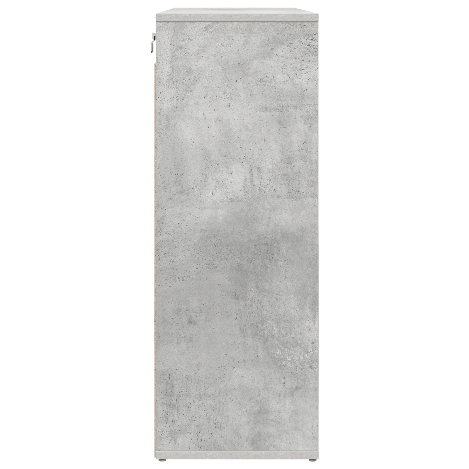Schoenenkast Beton grijs 52.5 x 30 x 50 cm Bewerkt hout