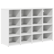 Schoenenkast 103x30x67 cm wit bewerkt hout