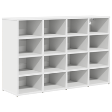 Schoenenkast met plank met opslag Wit 52.5 x 30 x 50 cm Bewerkt hout