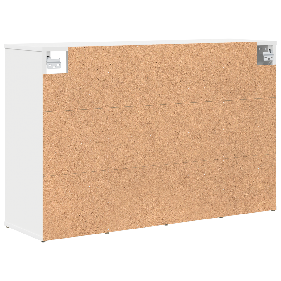 Schoenenkast met plank met opslag Wit 52.5 x 30 x 50 cm Bewerkt hout