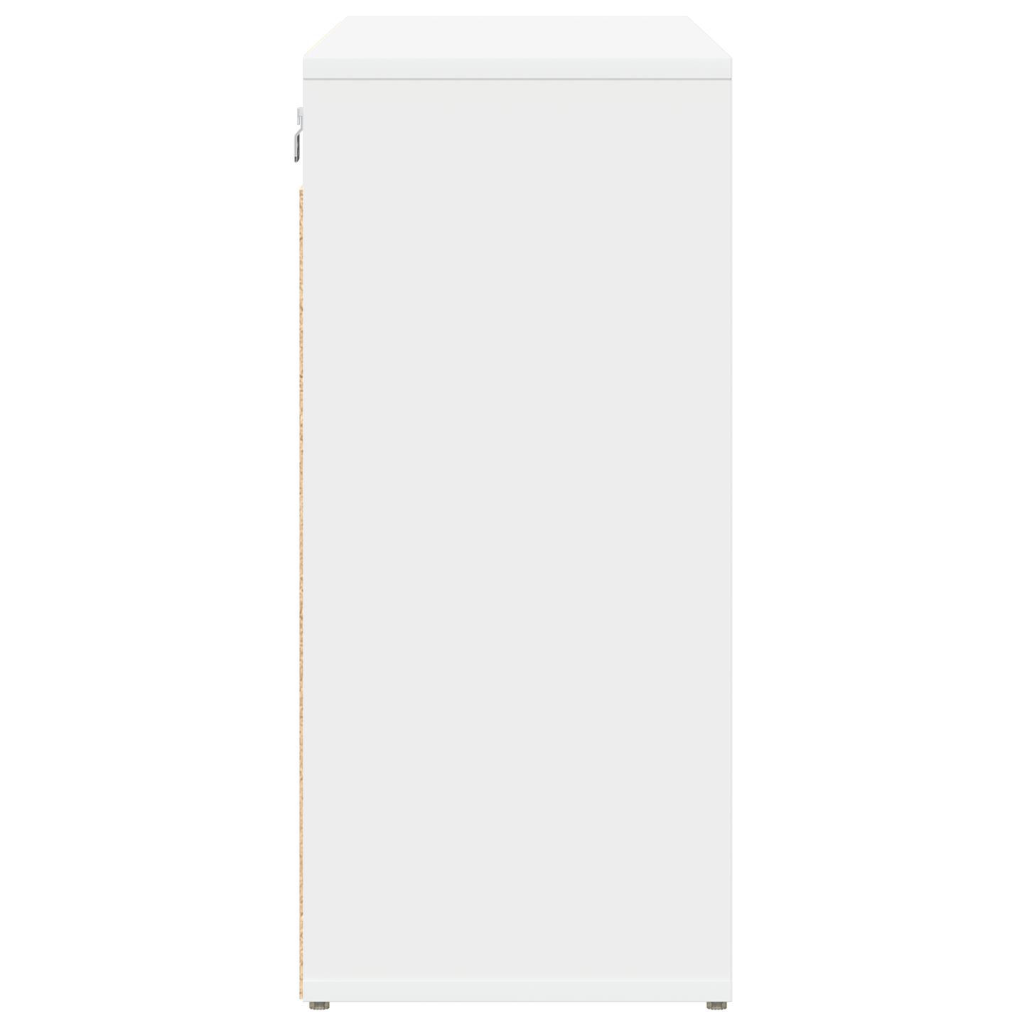 Schoenenkast met plank met opslag Wit 52.5 x 30 x 50 cm Bewerkt hout
