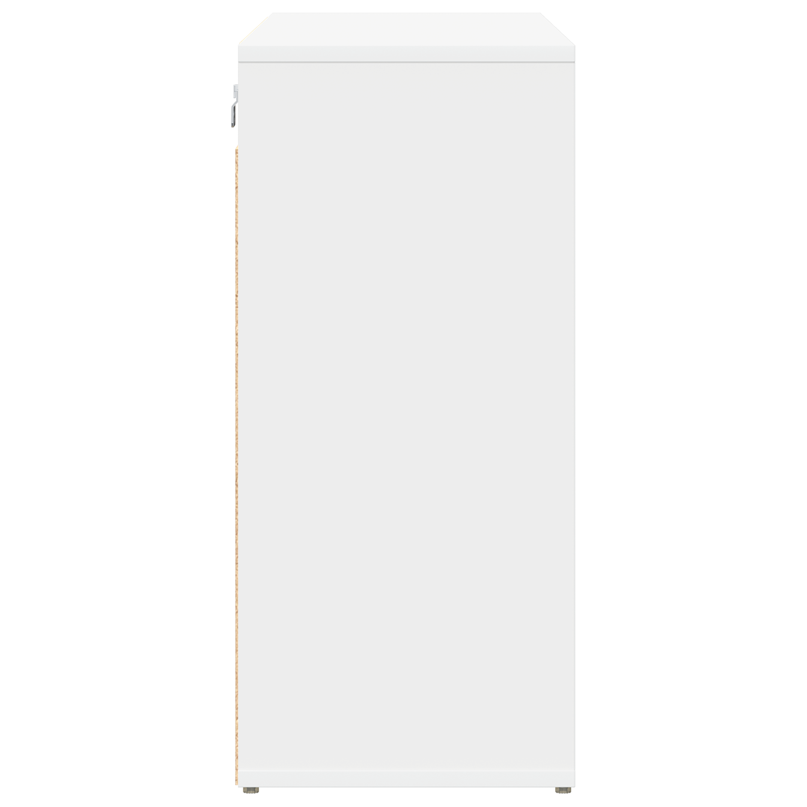 Schoenenkast met plank met opslag Wit 52.5 x 30 x 50 cm Bewerkt hout