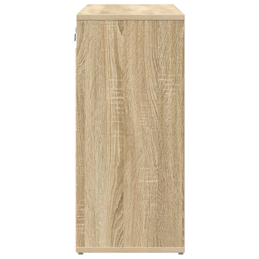 Schoenenkast Sonoma eiken 52.5 x 30 x 50 cm Bewerkt hout
