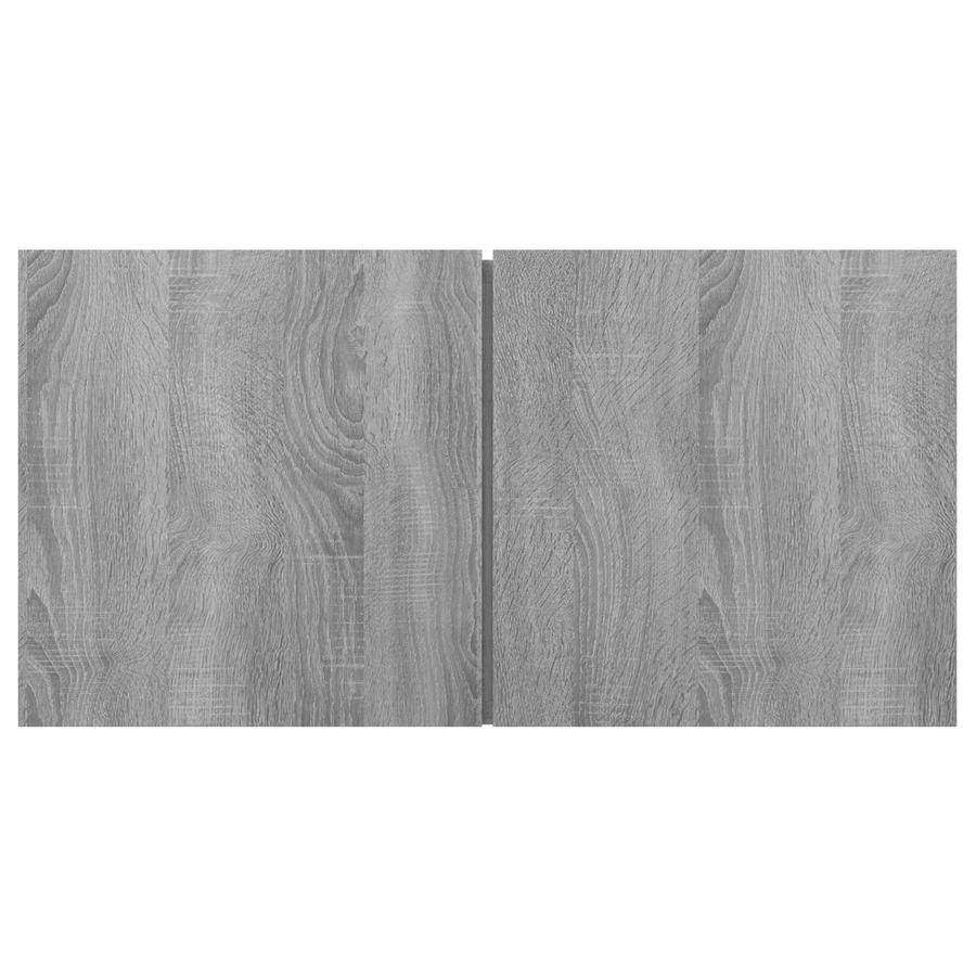 Tv-hangmeubels 3 st 60x30x30 cm bewerkt hout grijs sonoma eiken