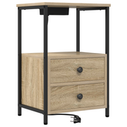Nachtkastje Sonoma Eiken 40x31x60 cm met lade