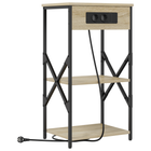 Nachtkastje Sonoma Eiken 41x31x76 cm bewerkt hout